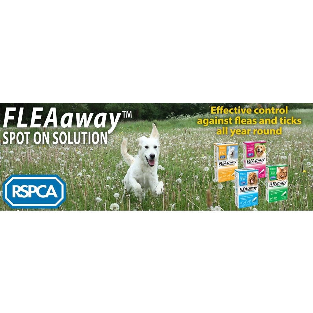 RSPCA FleaAway Spot On Solution for Cats - For Fleas and Ticks