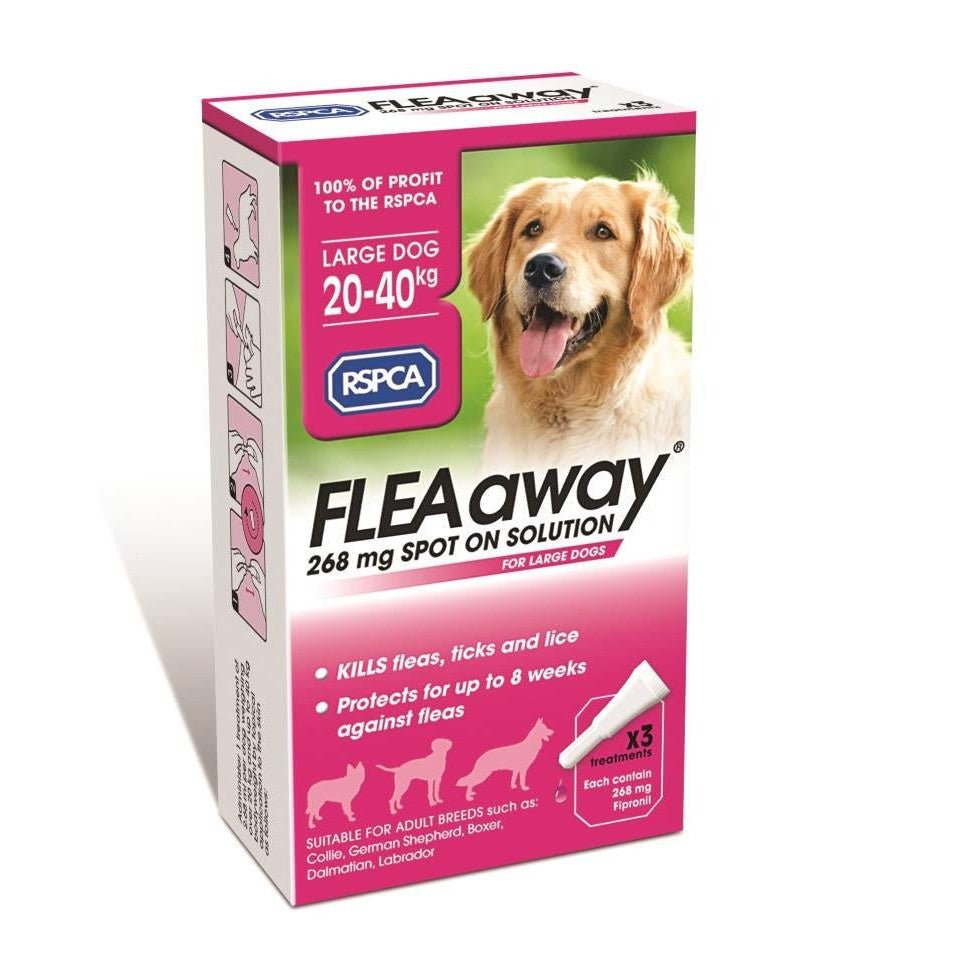 FleaAway Spot-on Solution for Large Dogs – RSPCA Shop