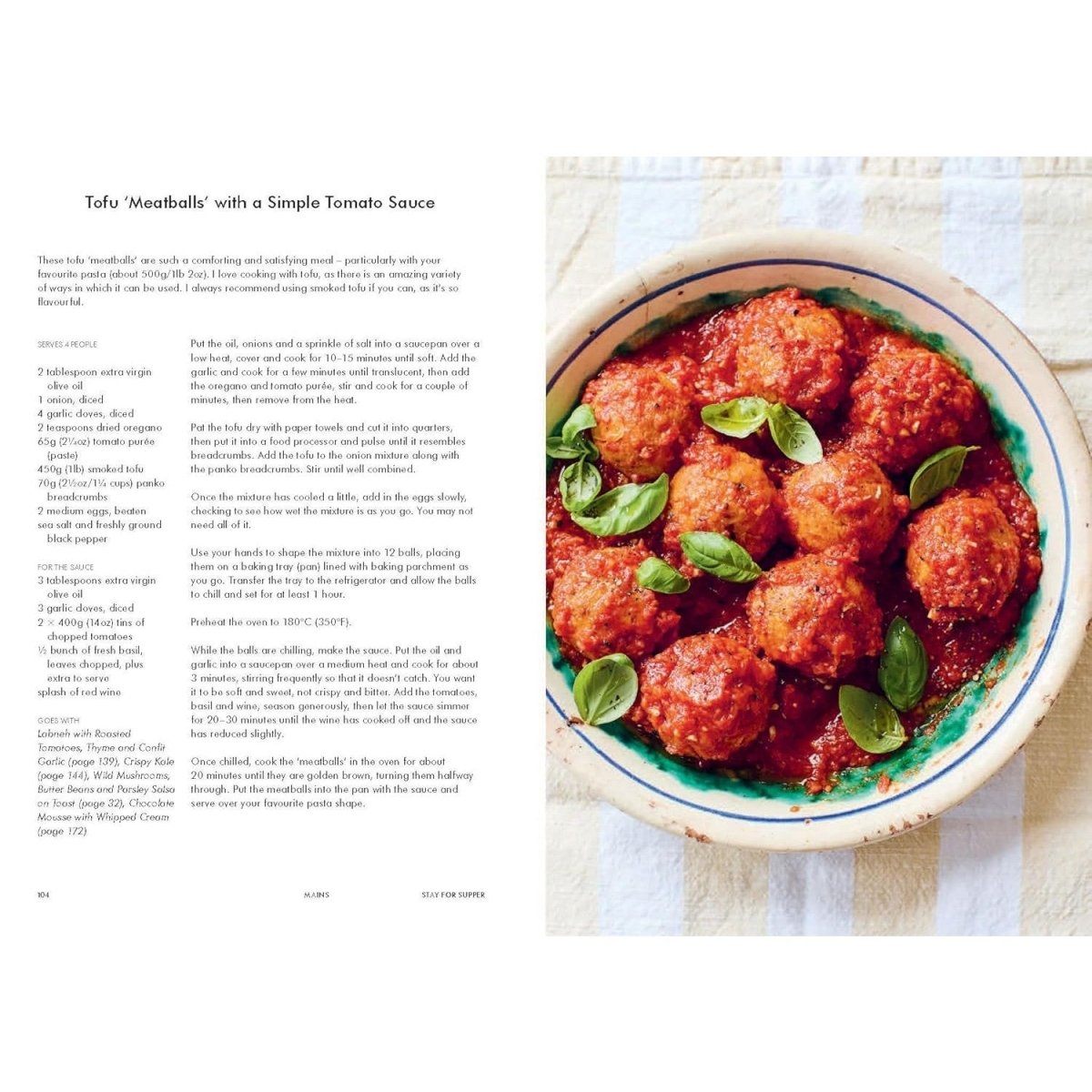 Stay for Supper: Laid - back Vegetarian Food to Share