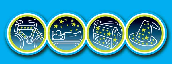 Glowstars Glow in the Dark Stickers