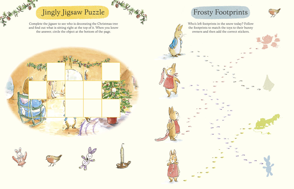 Peter Rabbit Christmas Sticker Fun