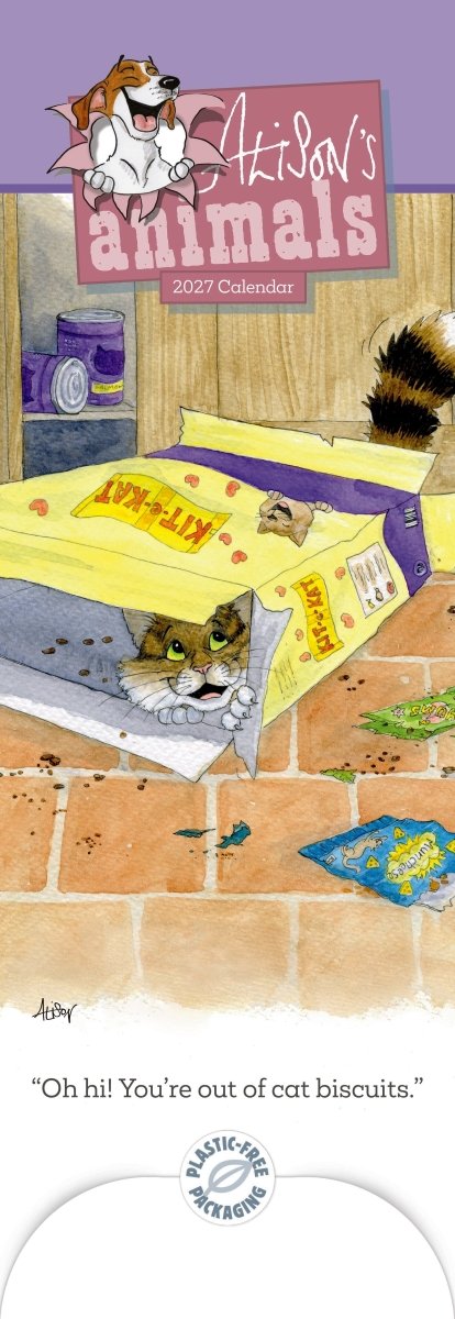 Alison's Animals - Slim Calendar 2027