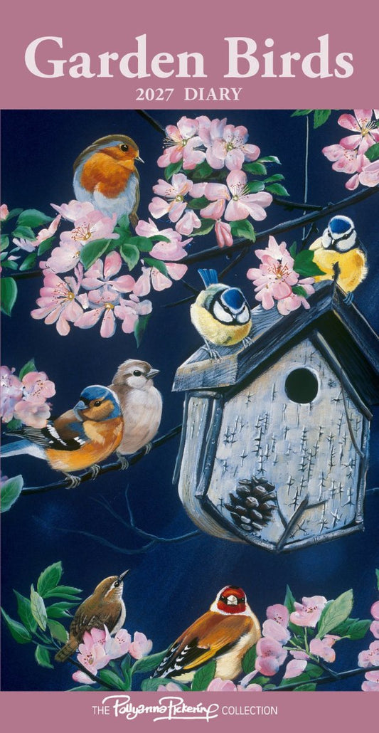 Garden Birds by Pollyanna Pickering - Slim Diary 2027