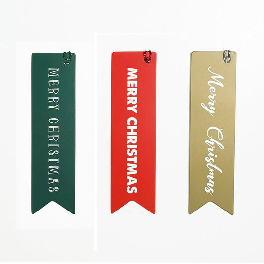 Merry Christmas Trio Gift Tags - 6 Pack