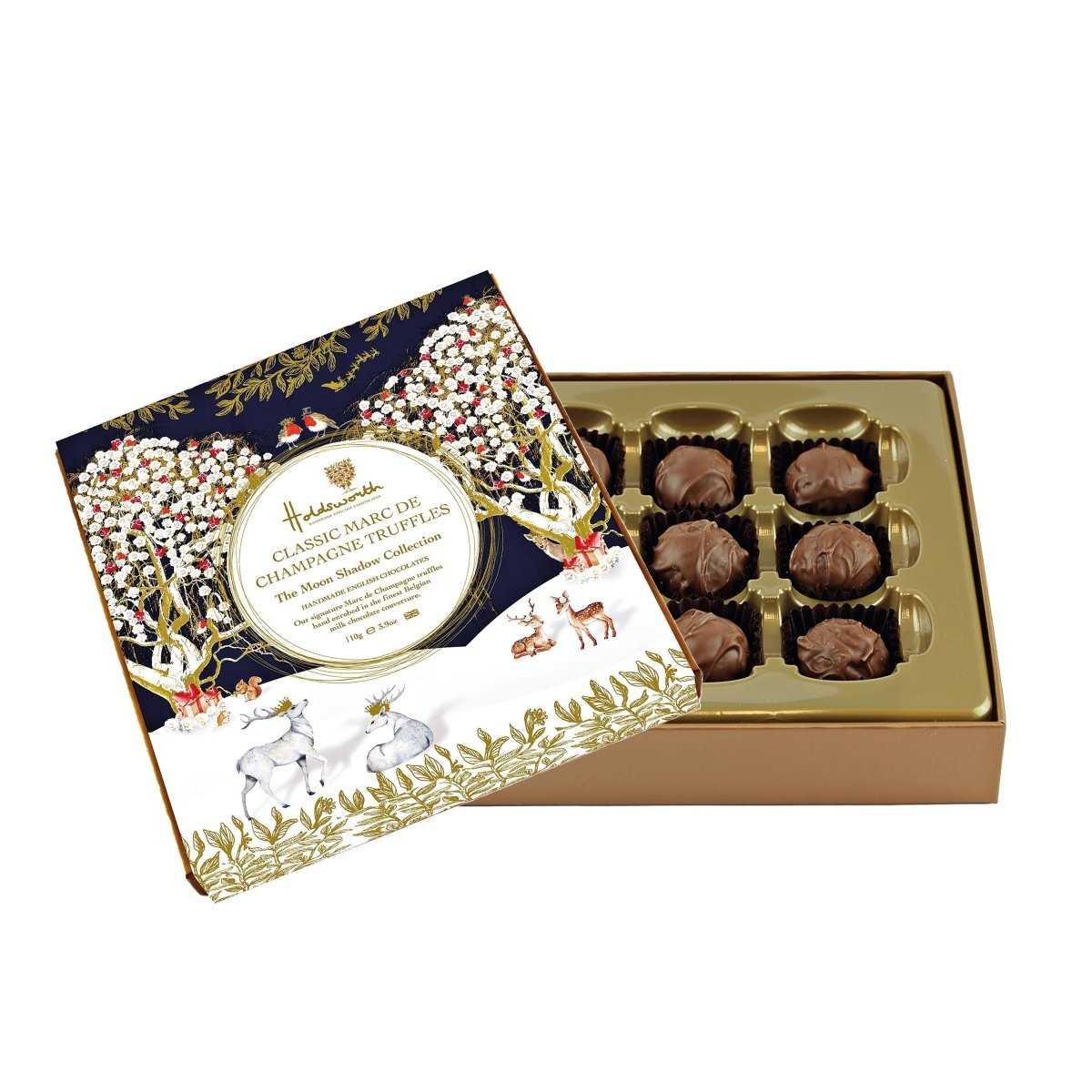 Holdsworth Marc de Champagne Chocolate Truffles Gift Box
