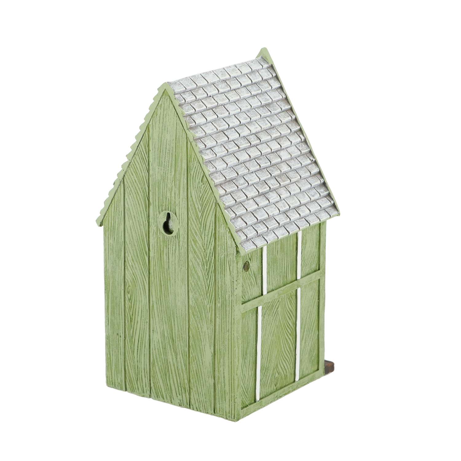 Garden Shed Bird House from the back