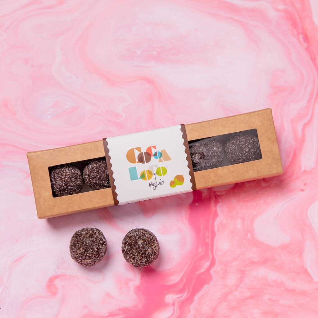 Cocoa Loco Dark Chocolate Praline Truffles