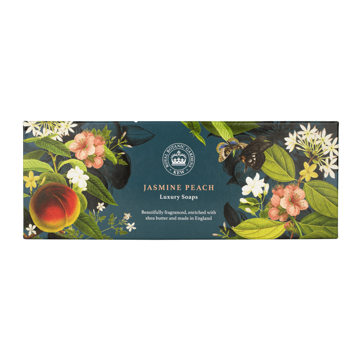Kew Gardens Jasmine Peach Triple Soap Gift Box