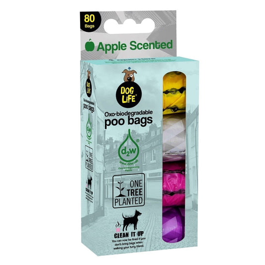 Dog Life Dog Poo Bag Refill Pack, 80 Bags