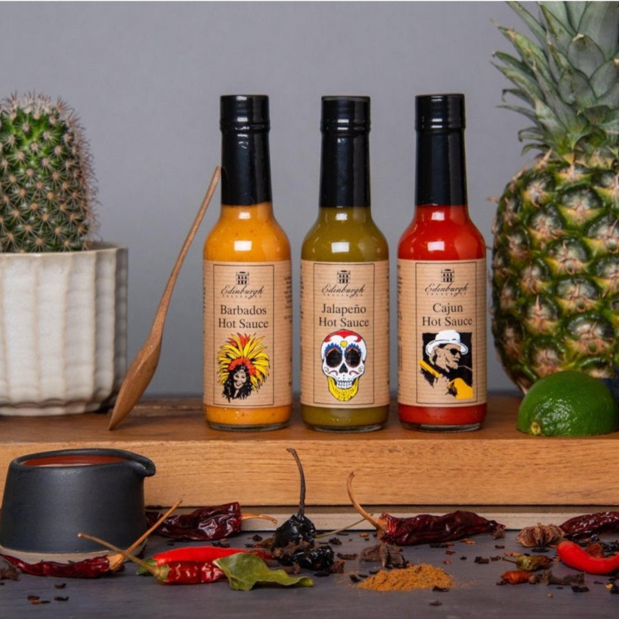 Edinburgh Preserves Hot & Spicy Sauces