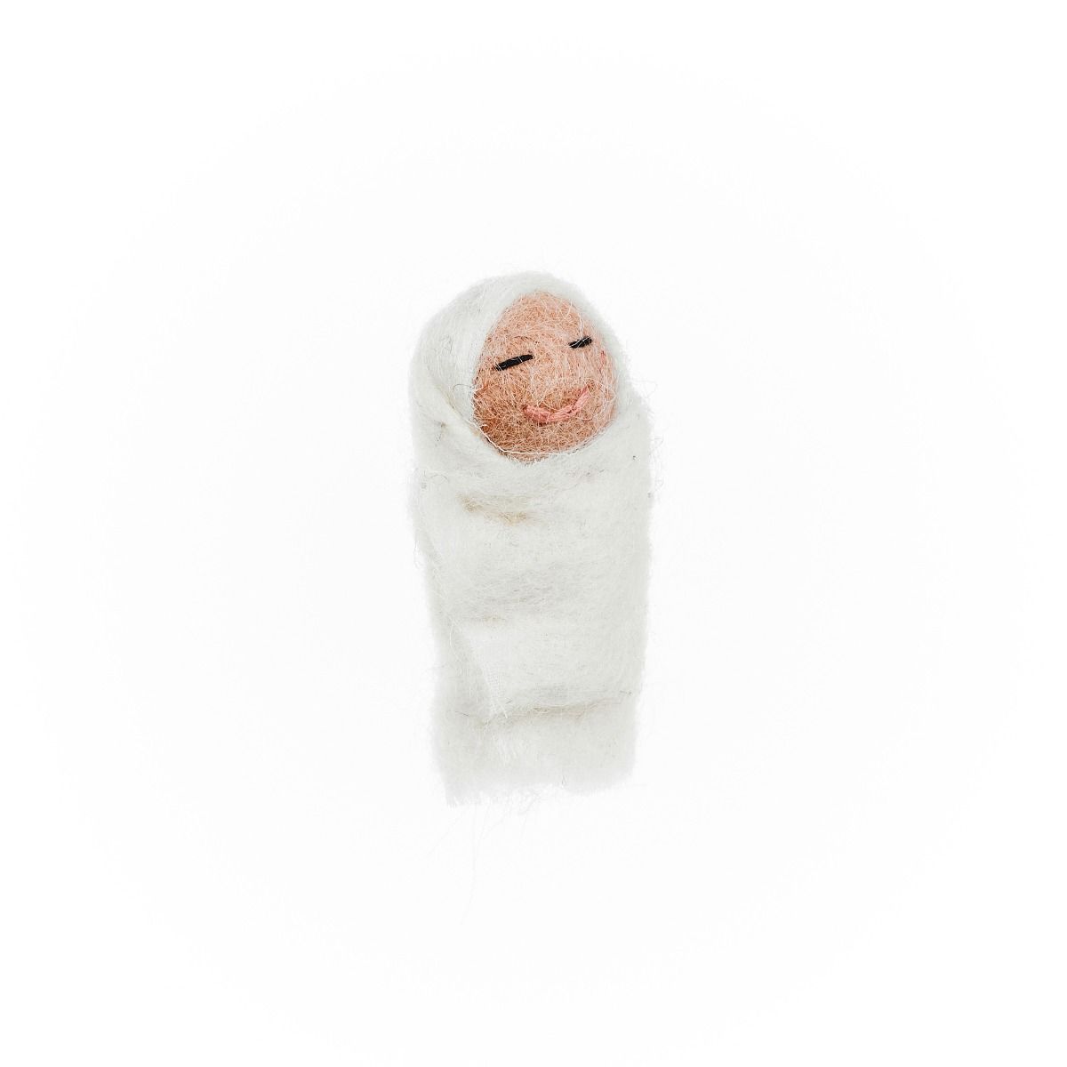 Handmade Felt Woodland Nativity (Set of 9) Hanging Decorations