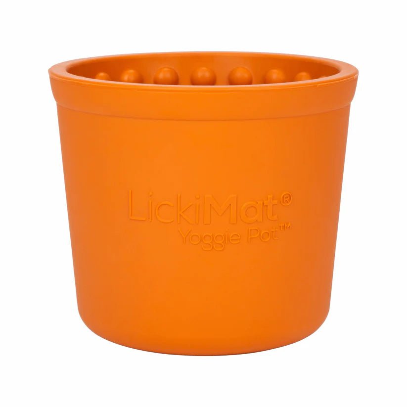 Lickimat Yoggie Pot, Orange