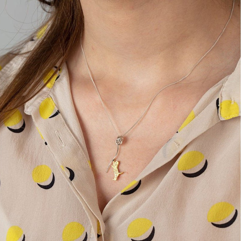 Amanda Coleman Playful Kitten Pendant