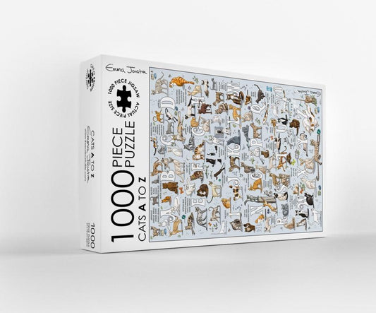 Emma Joustra Cats A-Z, 1000 Piece Jigsaw Puzzle