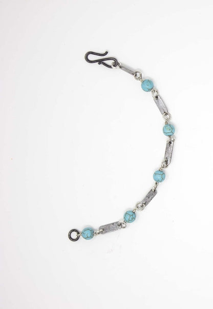 Snare Links Bracelet, Turquoise