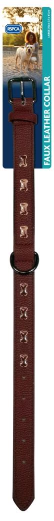 RSPCA Faux Leather Dog Collar