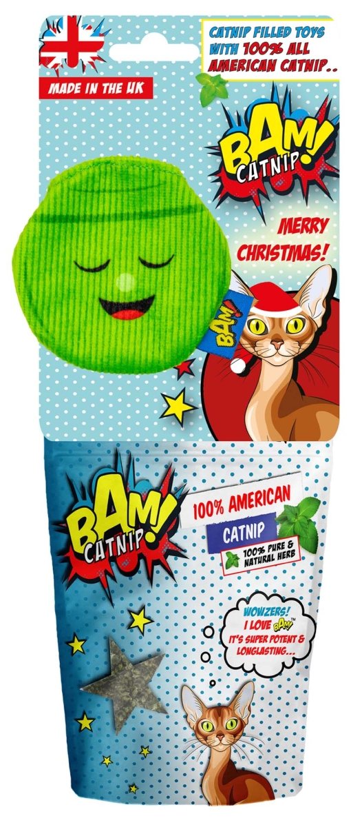 BAM! Catnip Christmas Toy & Pouch Stocking