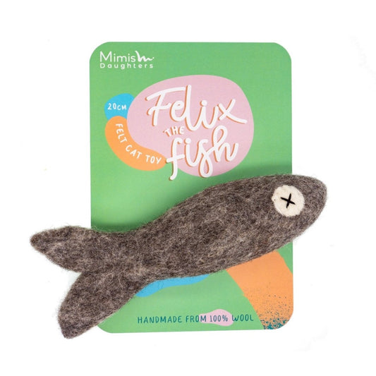 Felix the Fish Felted Cat Toy