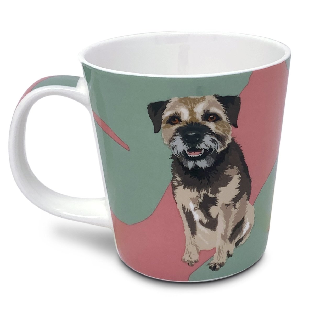 Border Terrier Dog Mug by Leslie Gerry