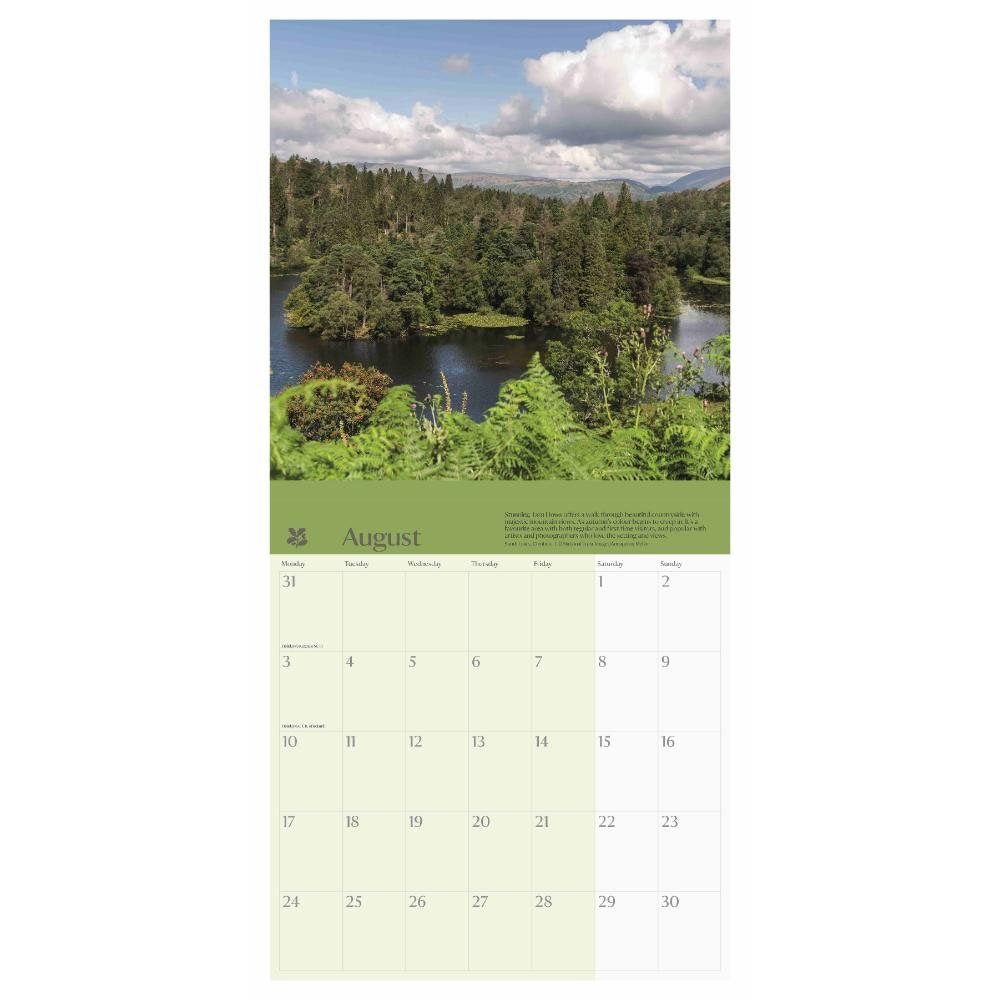 Seasons National Trust Square Wall Calendar 2026