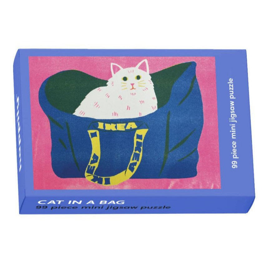 Cat In a Bag 99 Piece Mini Jigsaw Puzzle