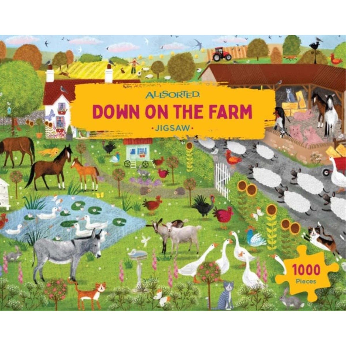 Down on the Farm, 1000 Piece Jigsaw Puzzle