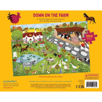 Down on the Farm, 1000 Piece Jigsaw Puzzle