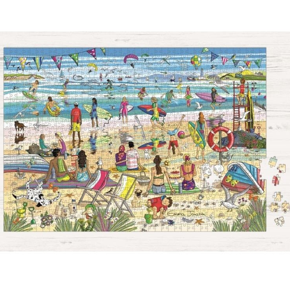 Schmidt - Junes Journey - Tea in the Garden - 1000 Piece Jigsaw Puzzle Schmidt - Junes Journey - Tea in the Garden - 1000 Piece Jigsaw Puzzle