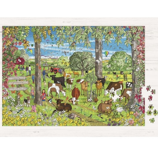 Emma Joustra Buttercup Field, 1000 Piece Jigsaw Puzzle
