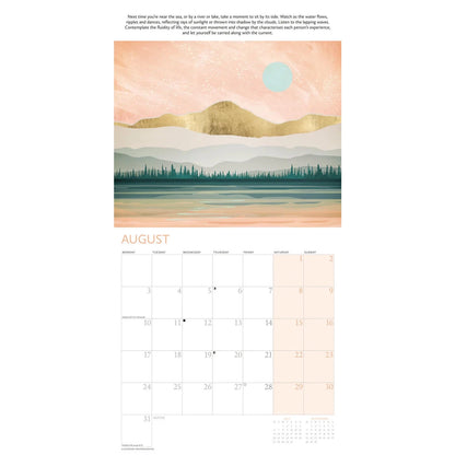 Breathe Square Wall Calendar 2026