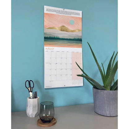 Breathe Square Wall Calendar 2026