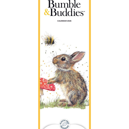 Bree Merryn Bumbles and Buddies Slim Wall Calendar 2026