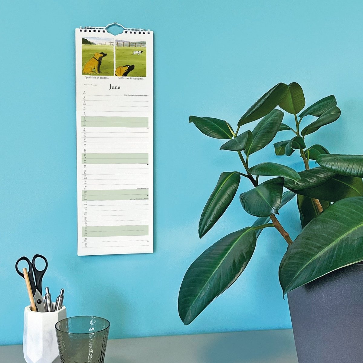 Tottering By Gently, Dogs Day Slim Calendar 2026