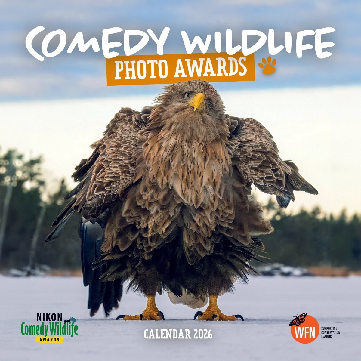 Wildlife Photography Comedy Awards Square Wall Calendar 2026