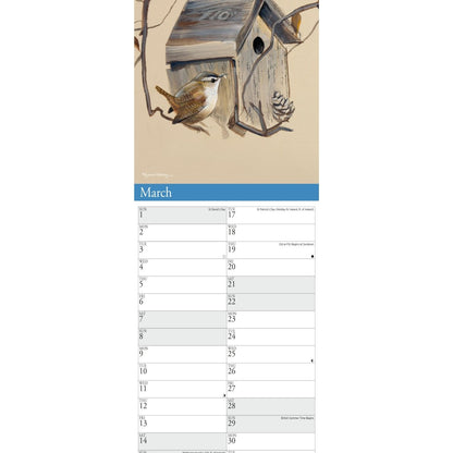 Garden Birds by Pollyanna Pickering Slim Calendar 2026