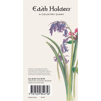 Country Slim Diary by Edith Holden 2026
