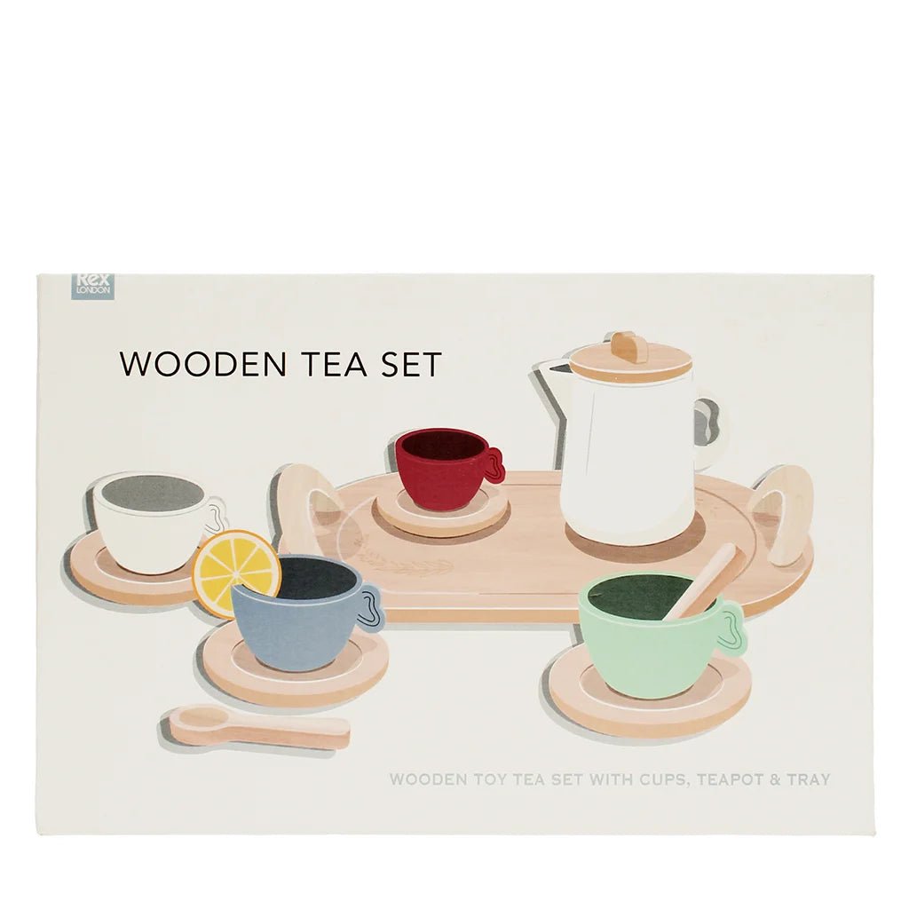 Wooden Toy Tea Playset
