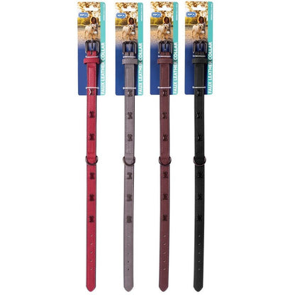 RSPCA Faux Leather Dog Collar