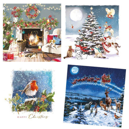 Mixed Bundle Bargain Selection of Christmas Cards (20 packs of 10 cards)