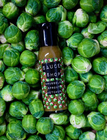 Christmas Condiment Duo, Brussels Sprouts & Spiced Cranberry Ketchups