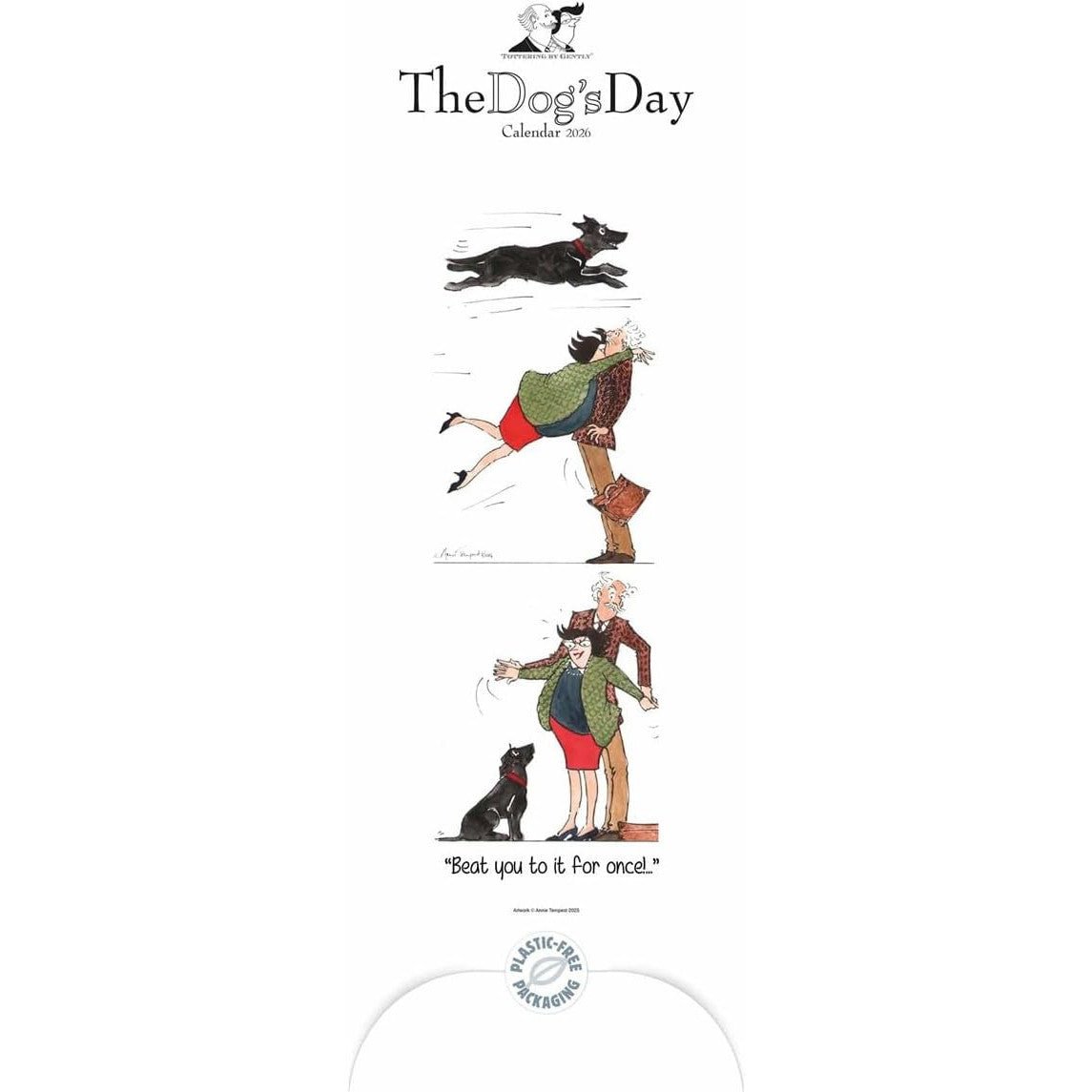Tottering By Gently, Dogs Day Slim Calendar 2026