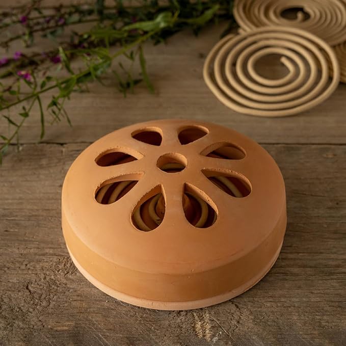 Citronella Coils in Terracotta