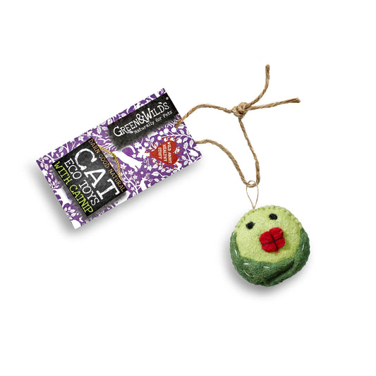 Sprouty McSproutface Eco Cat Toy with Catnip
