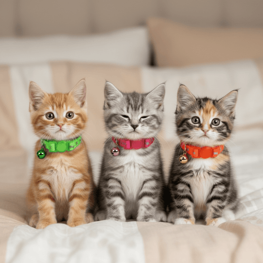 Kitten Safety Collar, Hi Viz Reflective