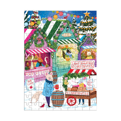 Holiday Market Mini Jigsaw Tree Decoration
