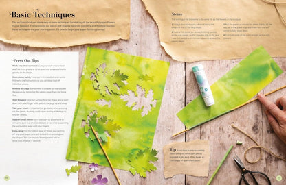 The Bouquet in a Book - Press-out Papercraft