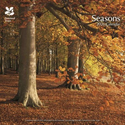Seasons National Trust Square Wall Calendar 2026
