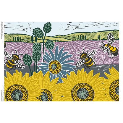 Kate Heiss Sunflower Fields Jigsaw