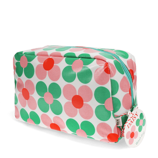 Daisy Oilcloth Wash Bag
