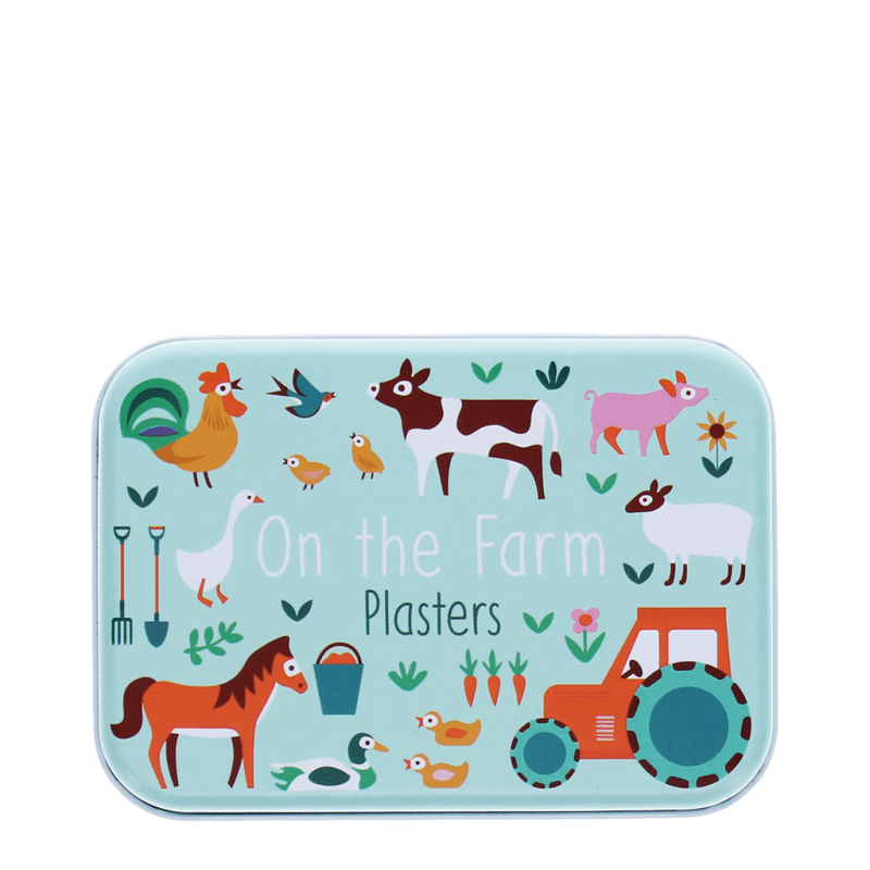 Farmyard Children's Plasters in a Tin